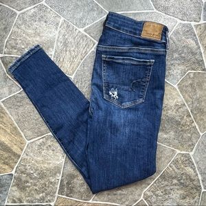 American Eagle NE(X)T LEVEL Stretch Distressed Jegging Jeans